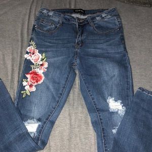 Flower Fashion Nova Jeans